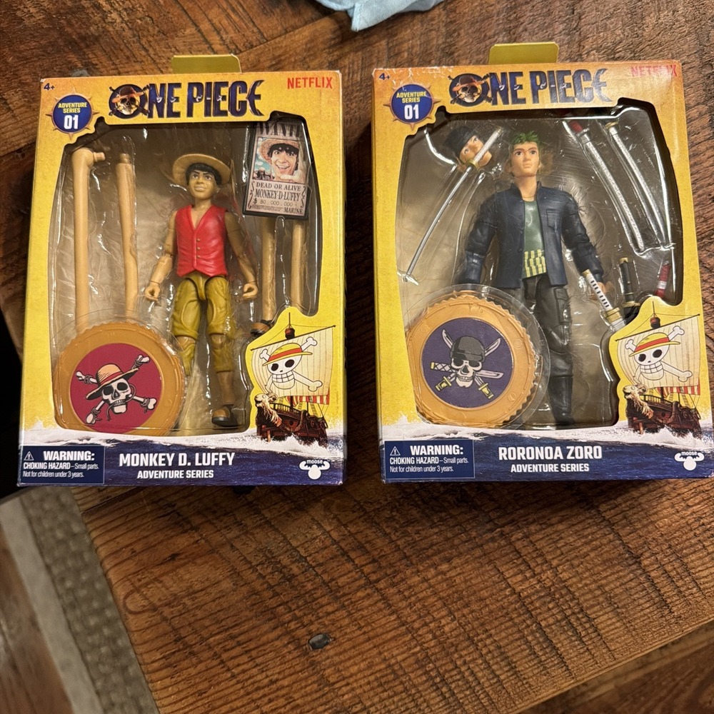One Piece Netflix Luffy & Zoro Figures Lot Of 2 🔥🥋 Adventure Series